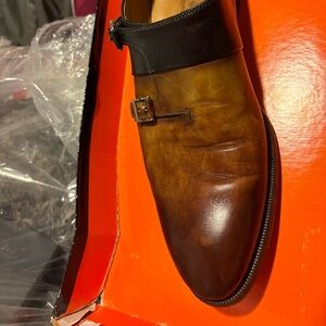 men’s saks fifth ave new shoes black and brown